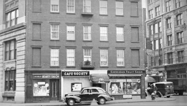 Cafe Society, Sheridan Square, Greenwich Village